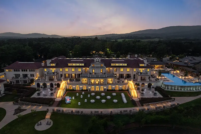 Keswick Hall photography by Greg Ceo, photo edited by Valentin Sivyakov
